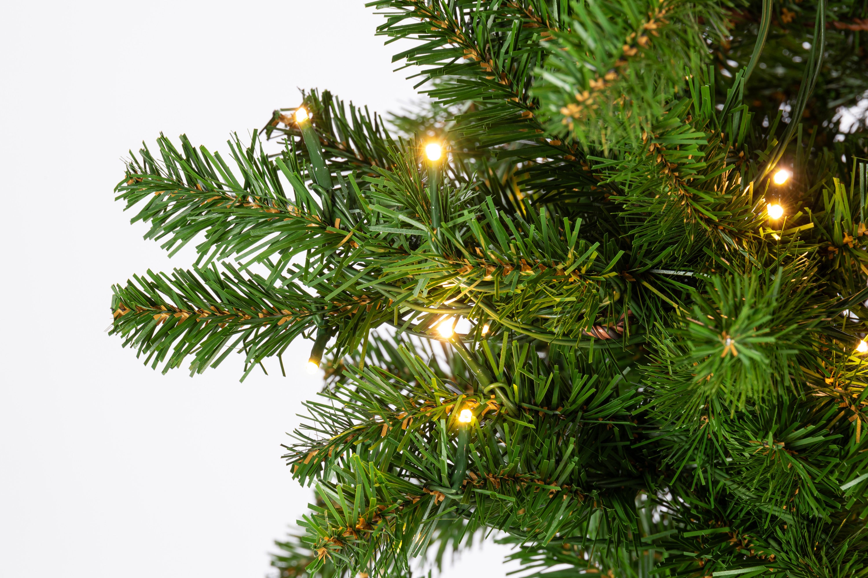Sterling Magnificent 7 Foot Prelit Alpine Tree with Dual Color LED Lights